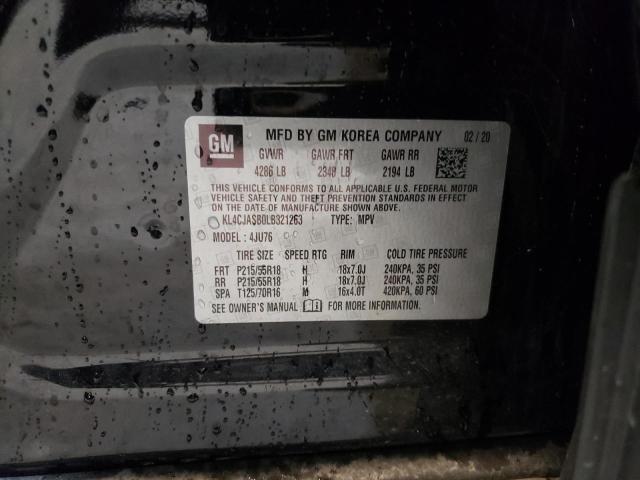 KL4CJASB0LB321263 Buick Encore Preferred