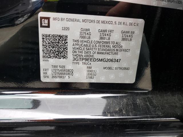 3GTP9EED5MG206347 GMC Sierra K1500 At4