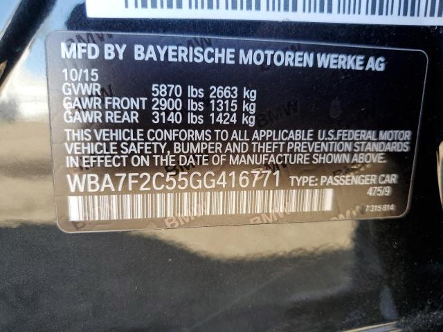 WBA7F2C55GG416771 BMW 750 Xi