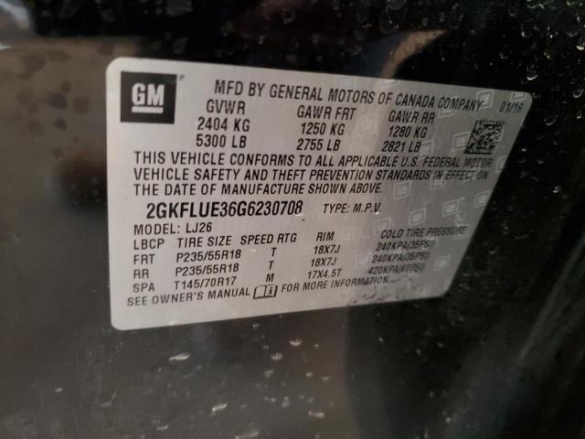 2GKFLUE36G6230708 GMC Terrain Slt