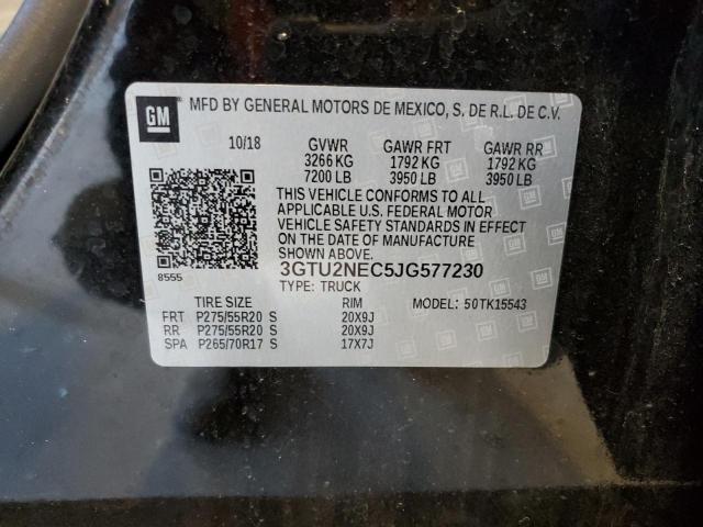 3GTU2NEC5JG577230 GMC Sierra K1500 Slt
