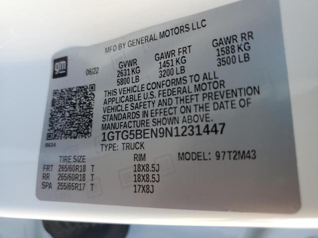 1GTG5BEN9N1231447 GMC Canyon Elevation