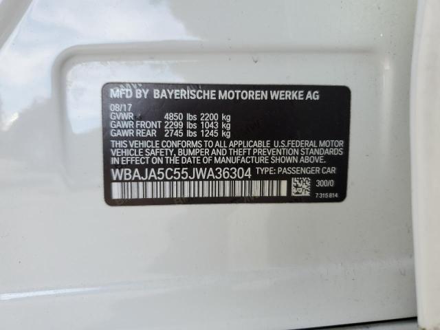 WBAJA5C55JWA36304 BMW 530 I