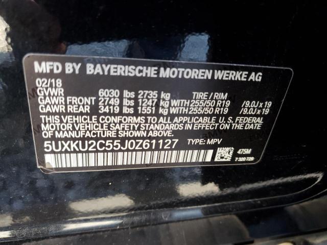 5UXKU2C55J0Z61127 BMW X6 Xdrive35i