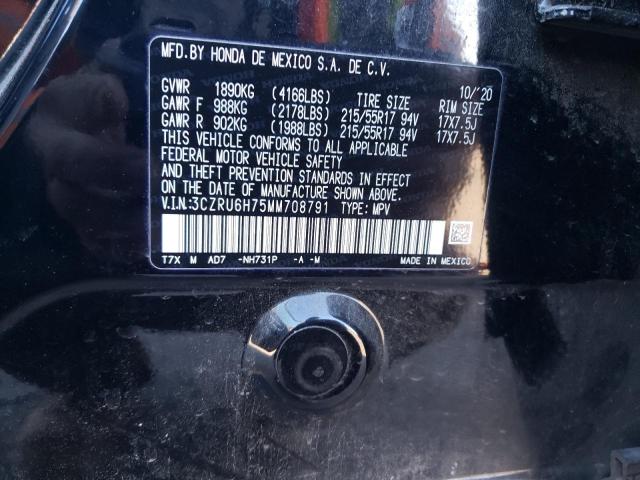3CZRU6H75MM708791 Honda Hr-v Exl