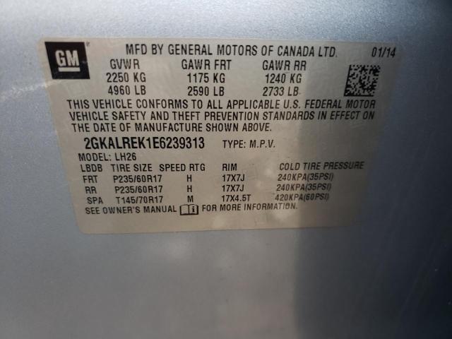 2GKALREK1E6239313 GMC Terrain Sle
