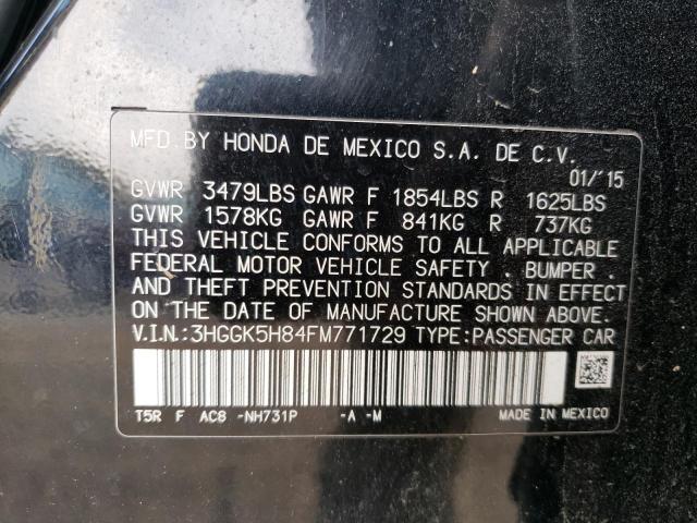 3HGGK5H84FM771729 Honda FIT EX