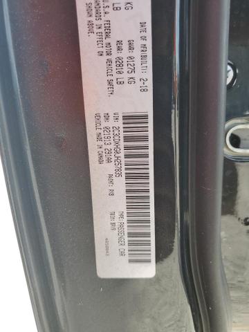 2C3CDXHG0JH257835 Dodge Charger Sxt Plus