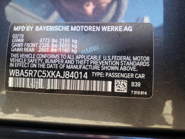 WBA5R7C5XKAJ84014 BMW 330XI