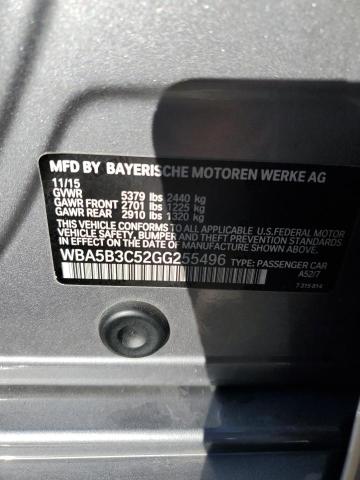 WBA5B3C52GG255496 BMW 535 XI