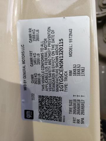 1GTG5CEN5N1320115 GMC Canyon Elevation