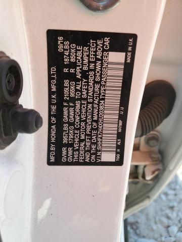 SHHFK7H4XHU203834 Honda Civic Sport