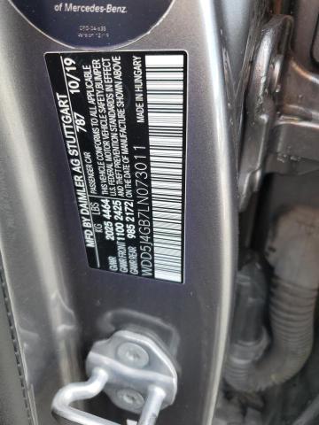 WDD5J4GB7LN073011 Mercedes-Benz CLA 250