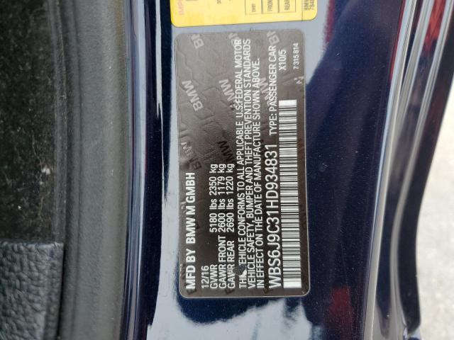 WBS6J9C31HD934831 BMW M6