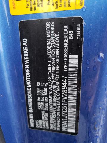 WBA1J7C51FV289447 BMW M235I