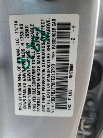 19XFB2F76FE213720 Honda CIVIC SE
