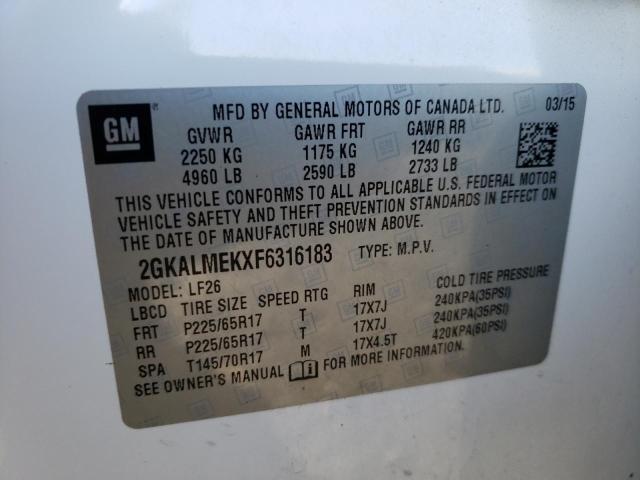 3GKALTEX3KL350834 GMC Terrain Sle
