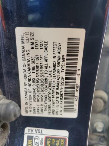 2HKRM3H75FH522584 Honda CR-V EXL