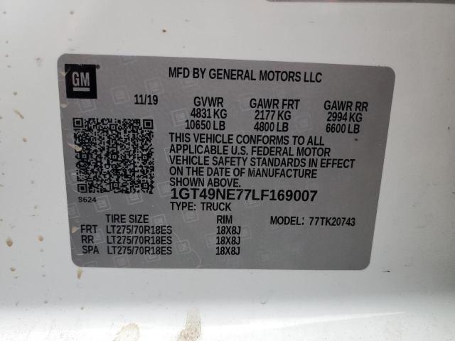 1GT49NE77LF169007 GMC Sierra K2500 Slt