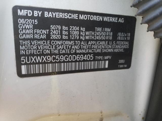 5UXWX9C59G0D69405 BMW X3 Xdrive28i