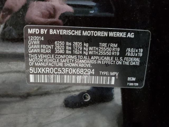 5UXKR0C53F0K68294 BMW X5 Xdrive35i