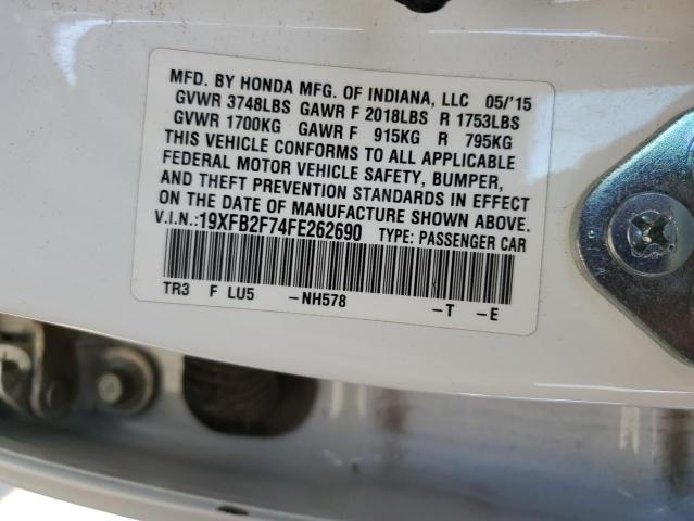 19XFB2F74FE262690 Honda CIVIC SE