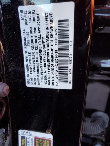7FARW1H92JE014438 Honda Cr-v Touring