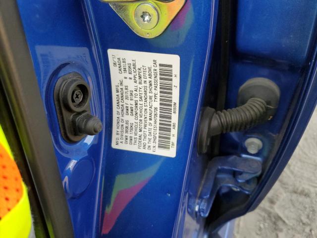 2HGFC1E51HH706706 Honda CIVIC SI