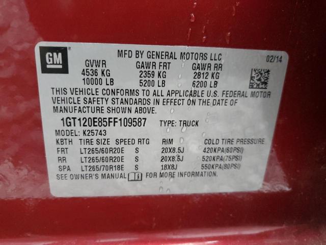 1GT120E85FF109587 GMC Sierra K2500 Denali