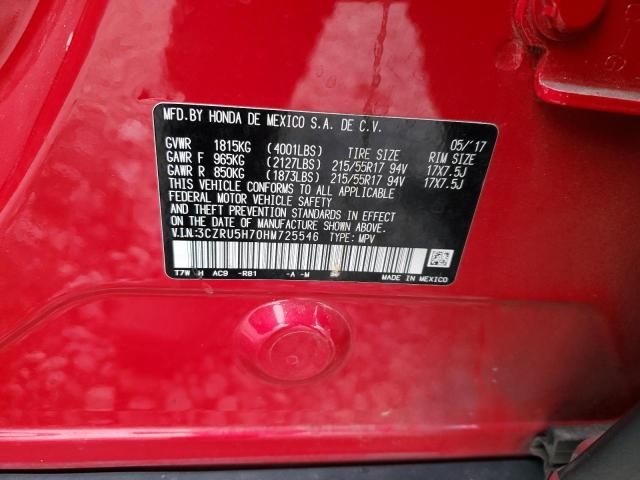 3CZRU5H70HM725546 Honda Hr-v Exl