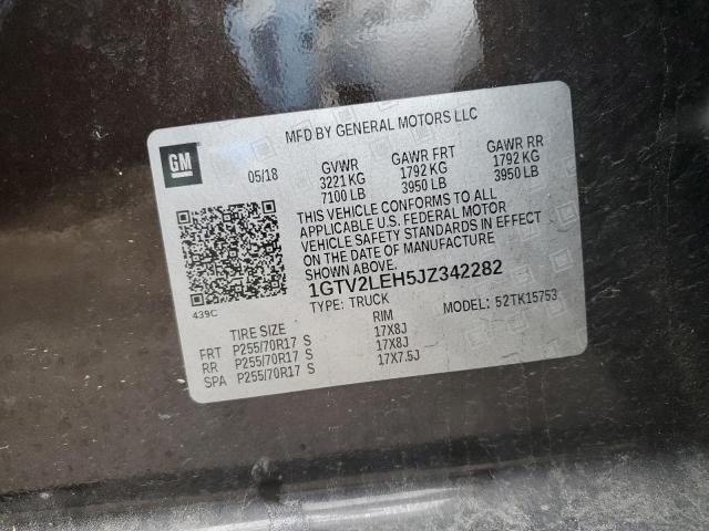 1GTV2LEH5JZ342282 GMC Sierra K1500