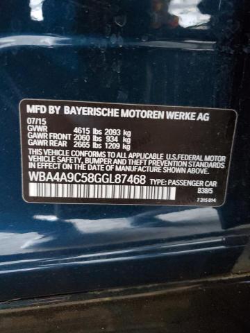 WBA4A9C58GGL87468 BMW 428 I Gran Coupe Sulev