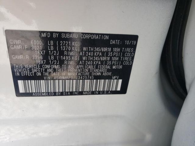 4S4WMAFD7L3425745 Subaru Ascent Premium