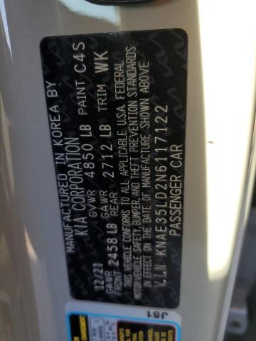KNAE35LD2N6117122 KIA Stinger Gt Line