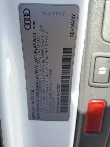 WAUENAF48HN024534 Audi A4 Premium Plus