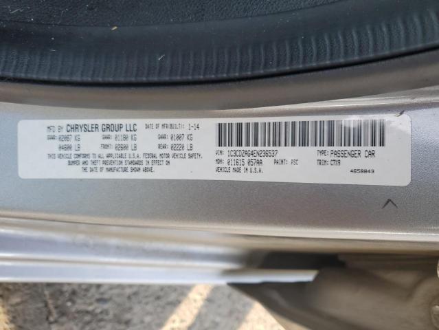 1C3CDZAG4EN236537 Dodge AVENGER SE