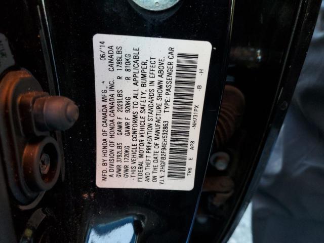 2HGFB2F94EH532863 Honda CIVIC EXL