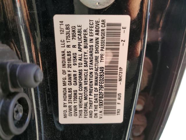 19XFB2F79FE028349 Honda CIVIC SE