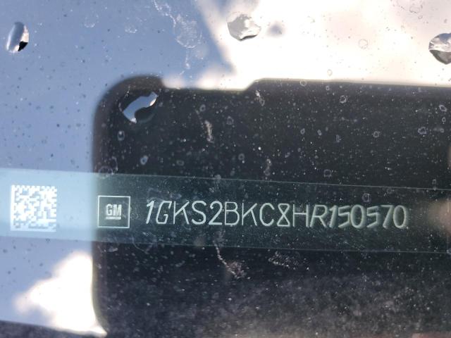 1GKS2BKC8HR150570 GMC YUKON SLT