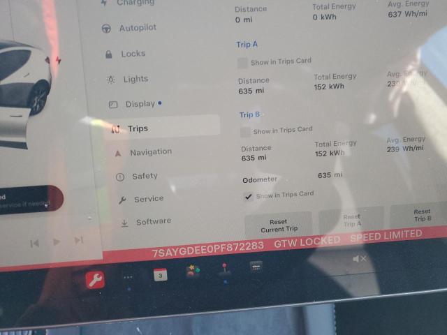 7SAYGDEE0PF872283 Tesla Model Y