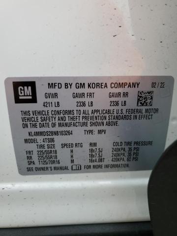 KL4MMDS28NB103264 Buick Encore Gx Select