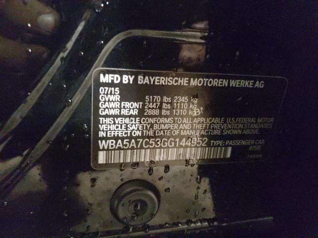 WBA5A7C53GG144952 BMW 528 XI
