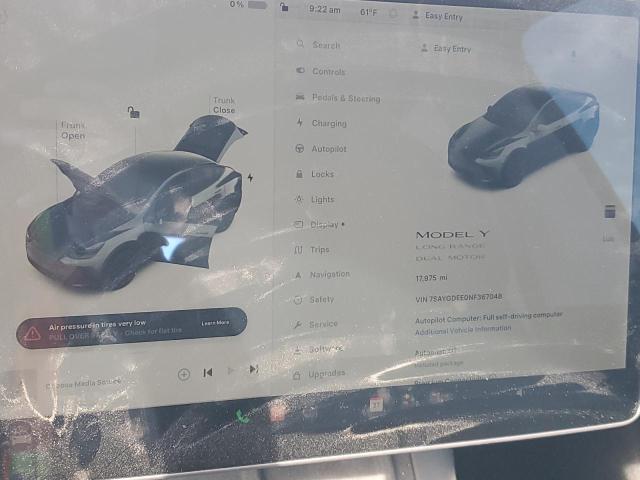7SAYGDEE0NF367048 Tesla Model Y