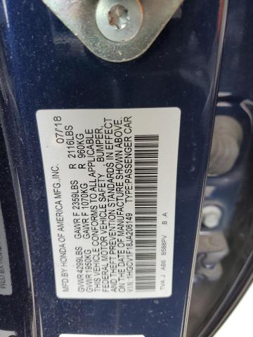 1HGCV1F18JA206149 Honda ACCORD LX