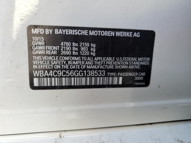 WBA4C9C56GG138533 BMW 428 Xi Gran Coupe Sulev