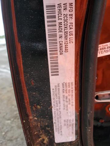 2C3CDXL95NH124440 Dodge Charger Srt Hellcat