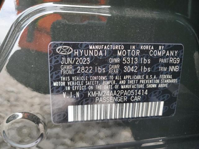 KMHM24AA2PA051414 Hyundai Ioniq 6 Se