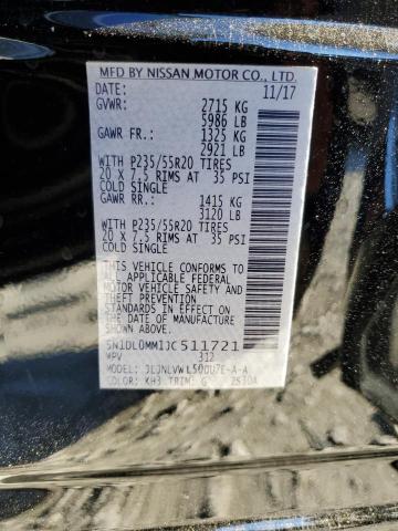 5N1DL0MM1JC511721 Infiniti QX60