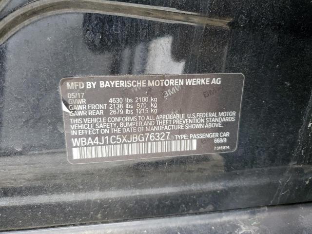 WBA4J1C5XJBG76327 BMW 430i Gran Coupe