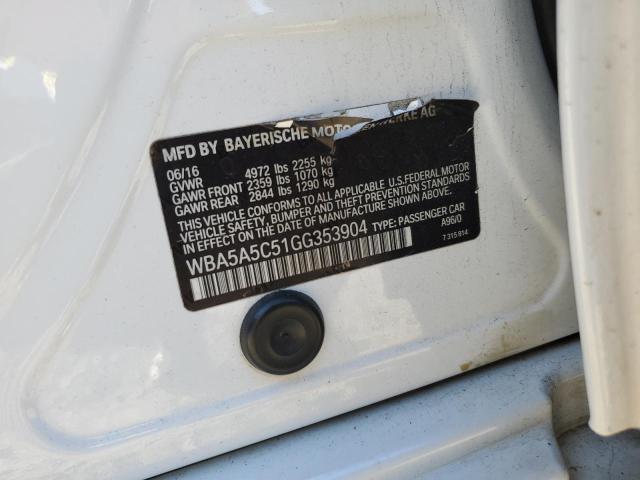WBA5A5C51GG353904 BMW 528 I